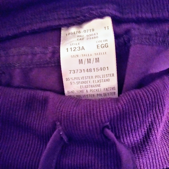 Purple Scrub Pants - Picture 3 of 3